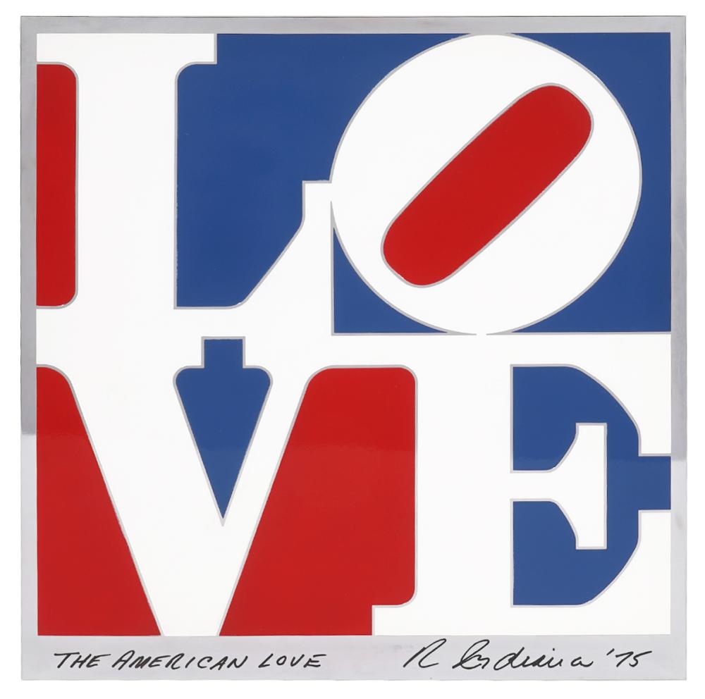 AMERICAN LOVE ROBERT INDIANA ENAMEL 2cf41d