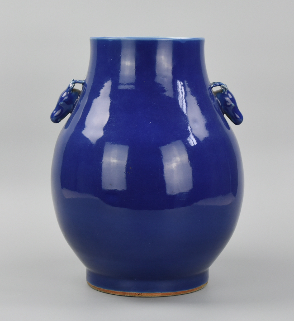 CHINESE IMPERIAL BLUE ZUN VASE  2cf495