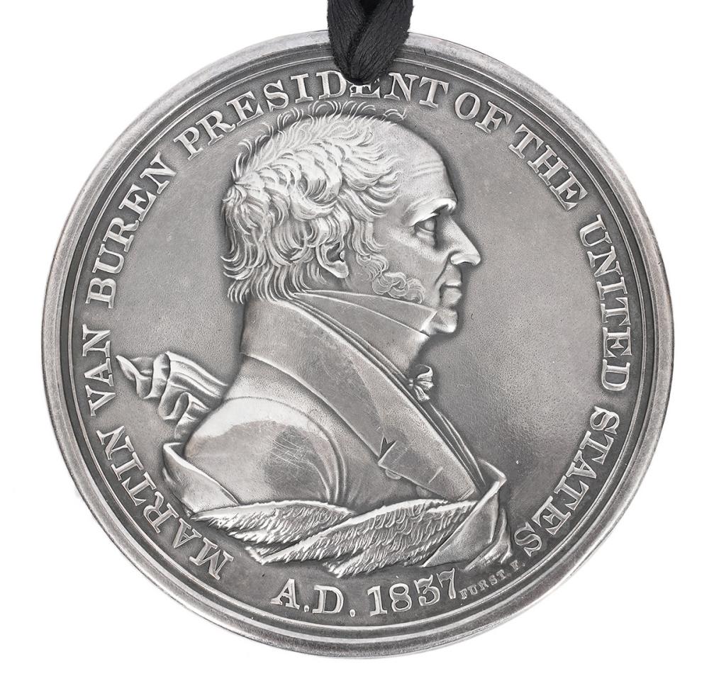 1837 MARTIN VAN BUREN PEACE MEDAL 2cf509