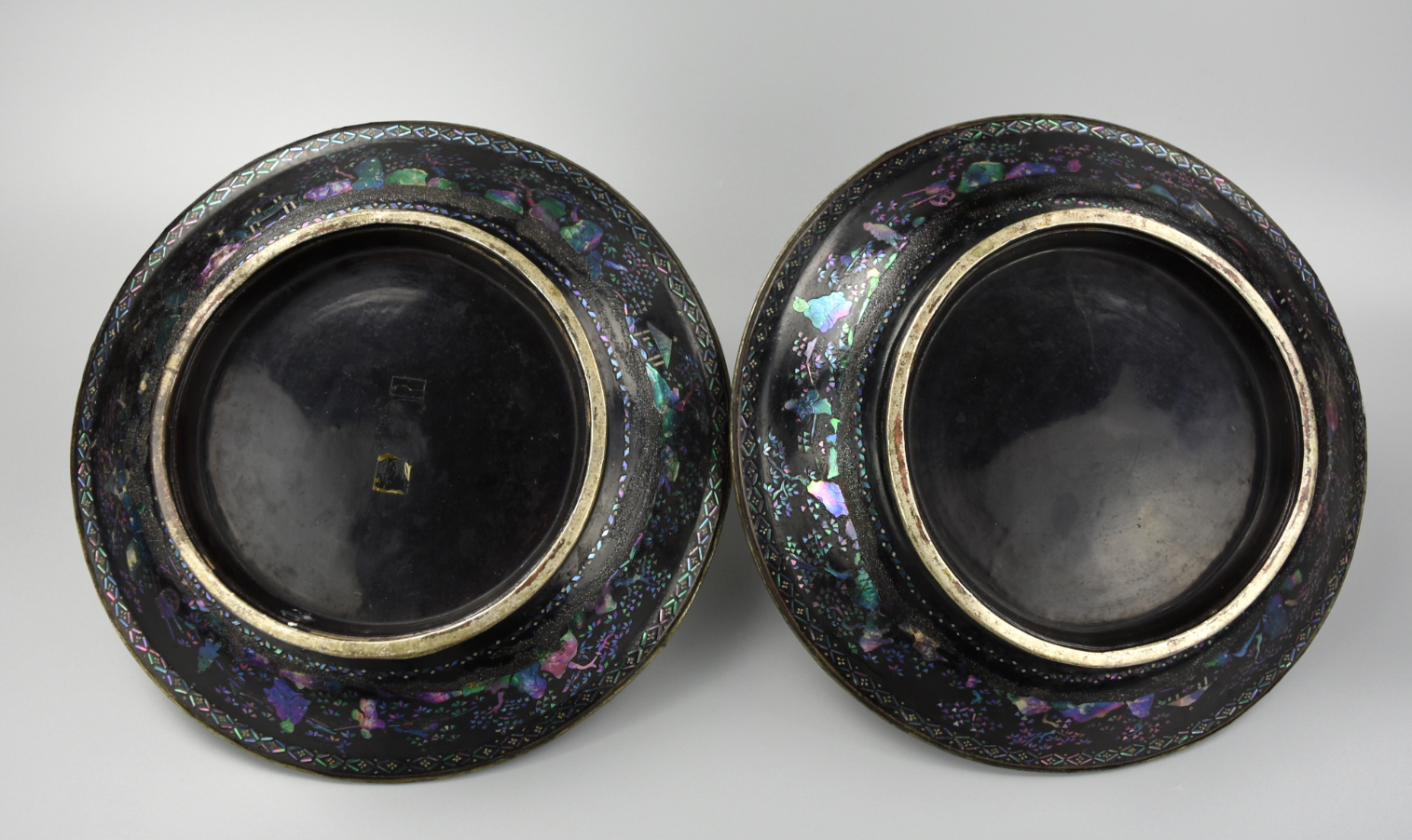 PAIR OF CHINESE SILVER, LACQUER&