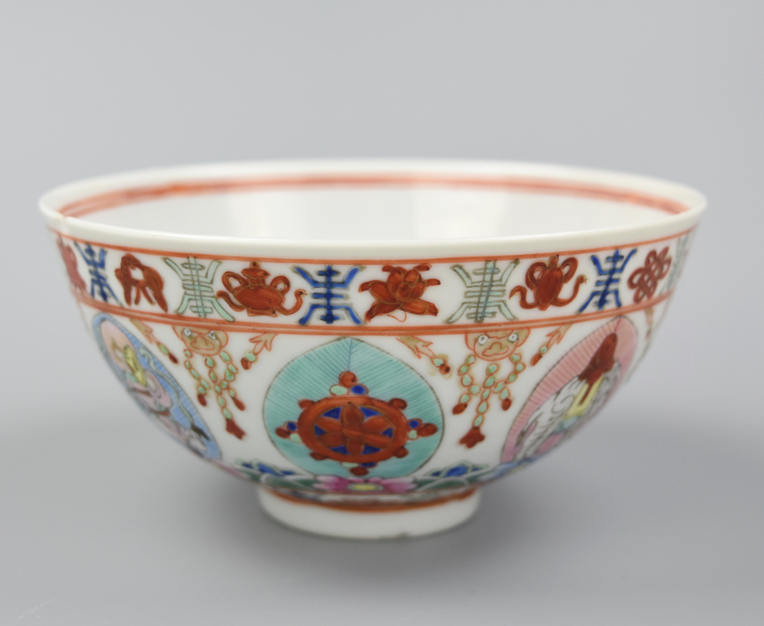 A CHINESE FAMILLE ROSE BOWL W  2cf562