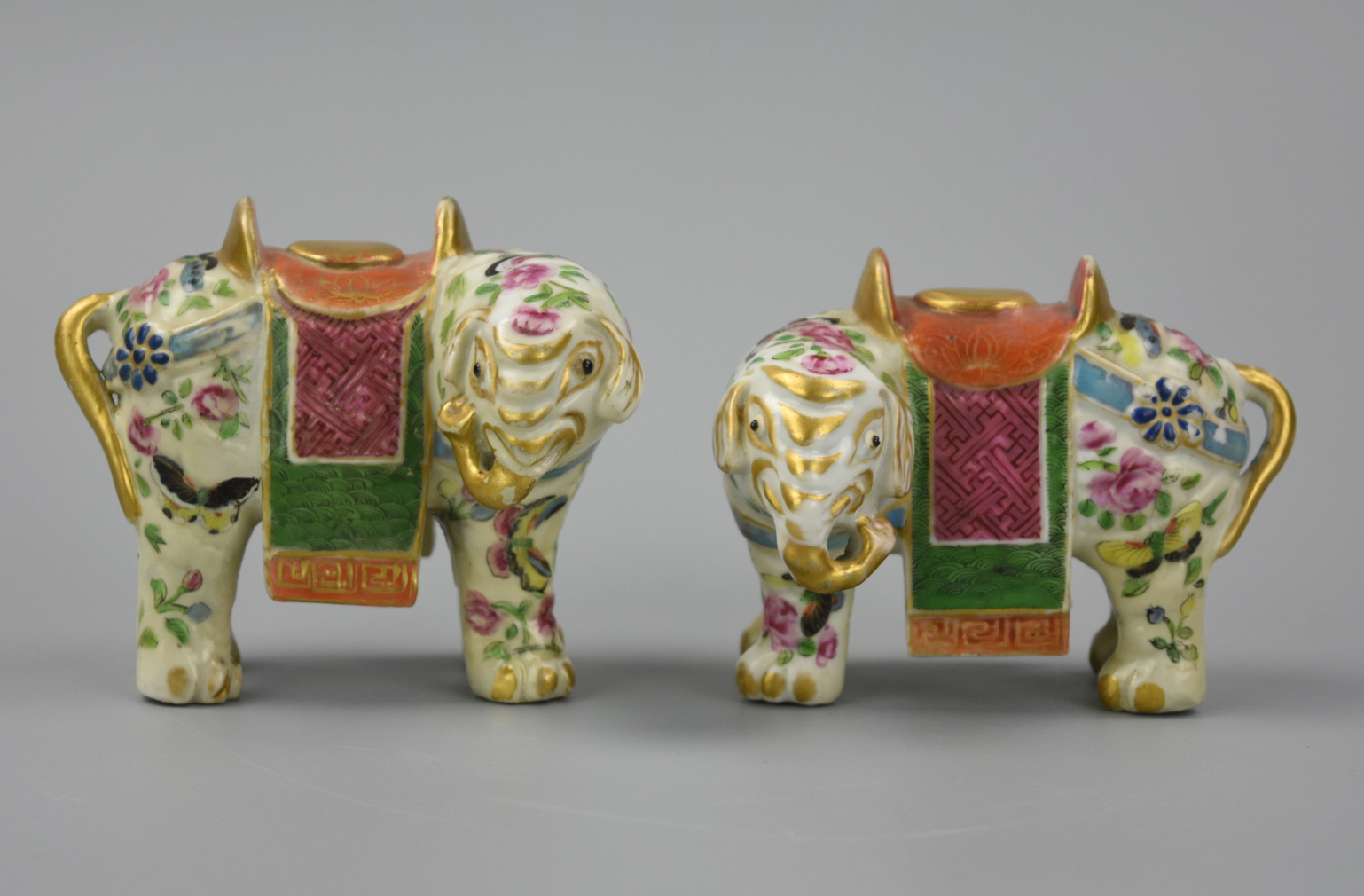 PAIR OF CHINESE CANTONESE ELEPHANT 2cf5c3