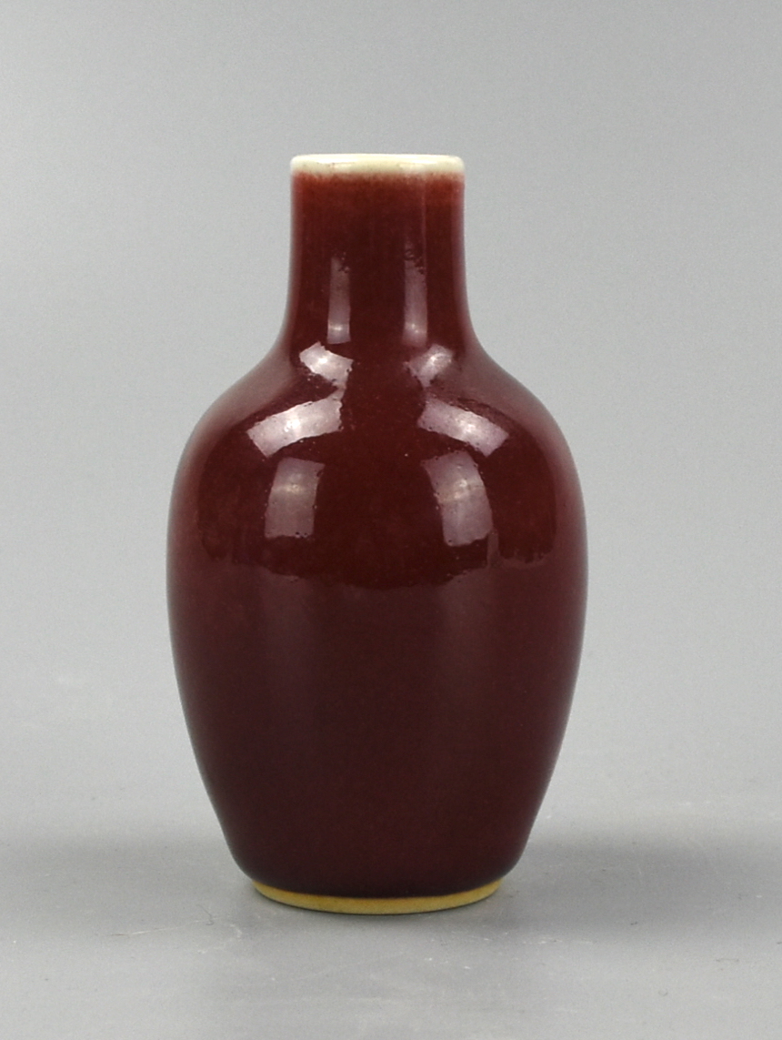 SMALL CHINESE RED GLAZED VASES 2cf60d