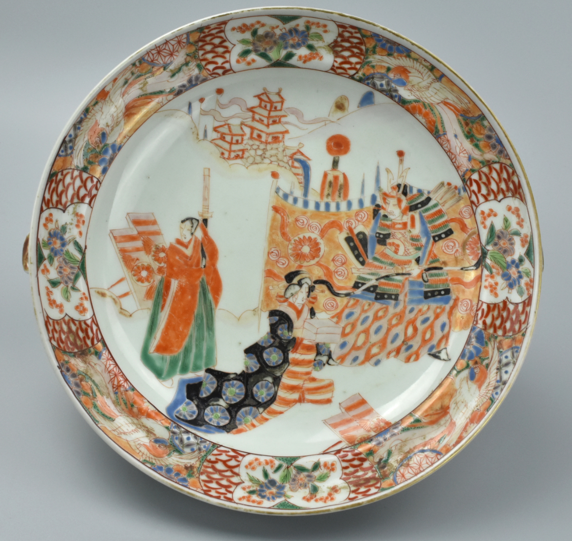 JAPANESE WARMING PLATE W SAMURAI 2cf644