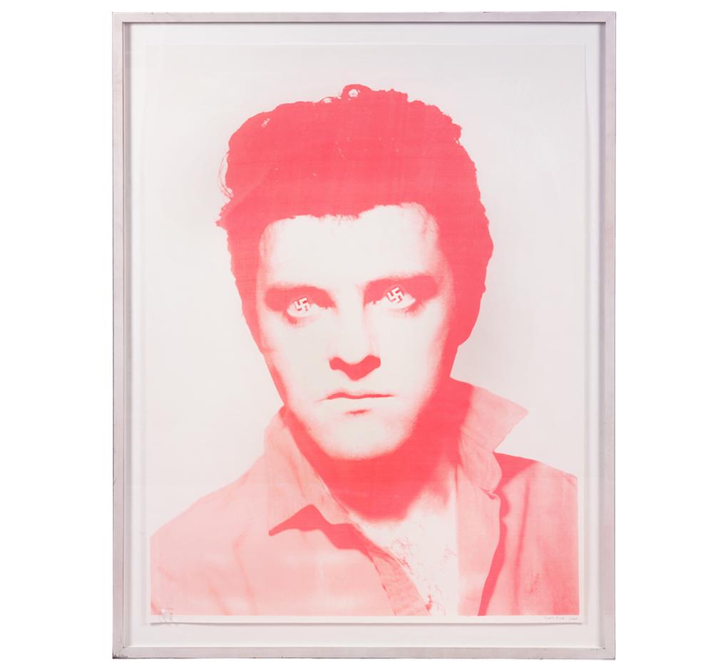 GAVIN TURK SELF PORTRAIT SIGNED SCREENPRINTGavin