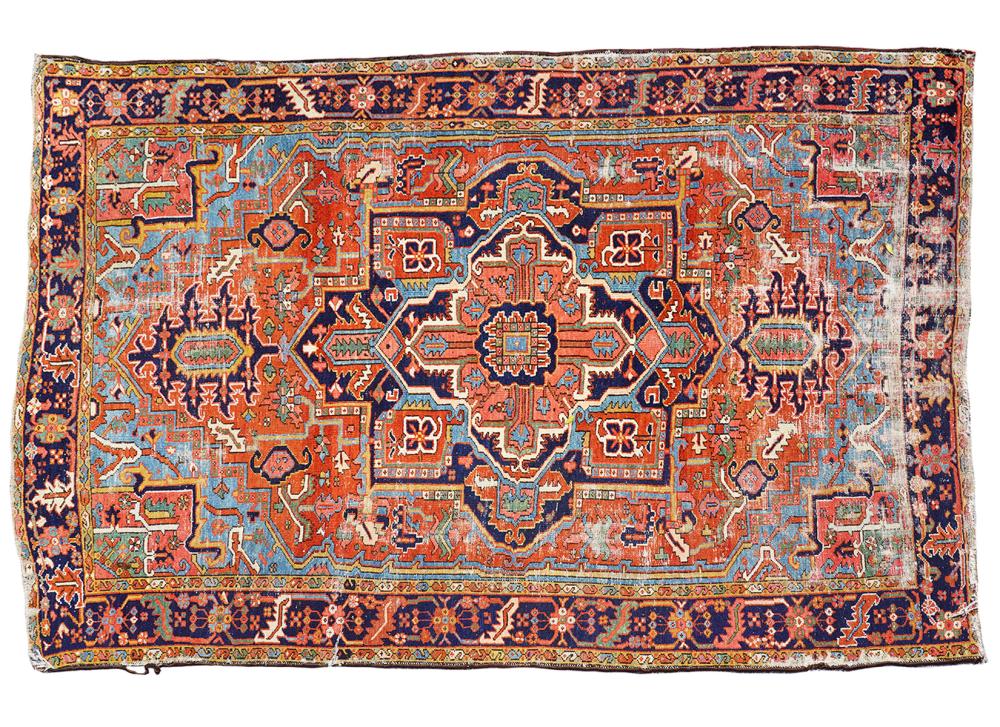 ANTIQUE HERIZ PERSIAN CARPETAntique 2cf727