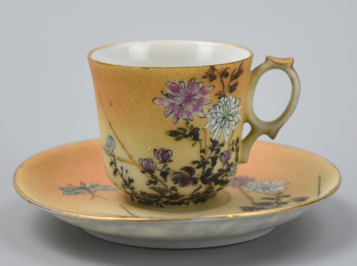 JAPANESE SET OF TEA CUP & SAUCER,19TH