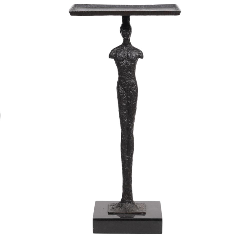 GIACOMETTI STYLE FIGURATIVE BRONZE