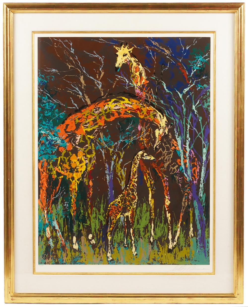 LEROY NEIMAN SERIGRAPH GIRAFFE 2cf969