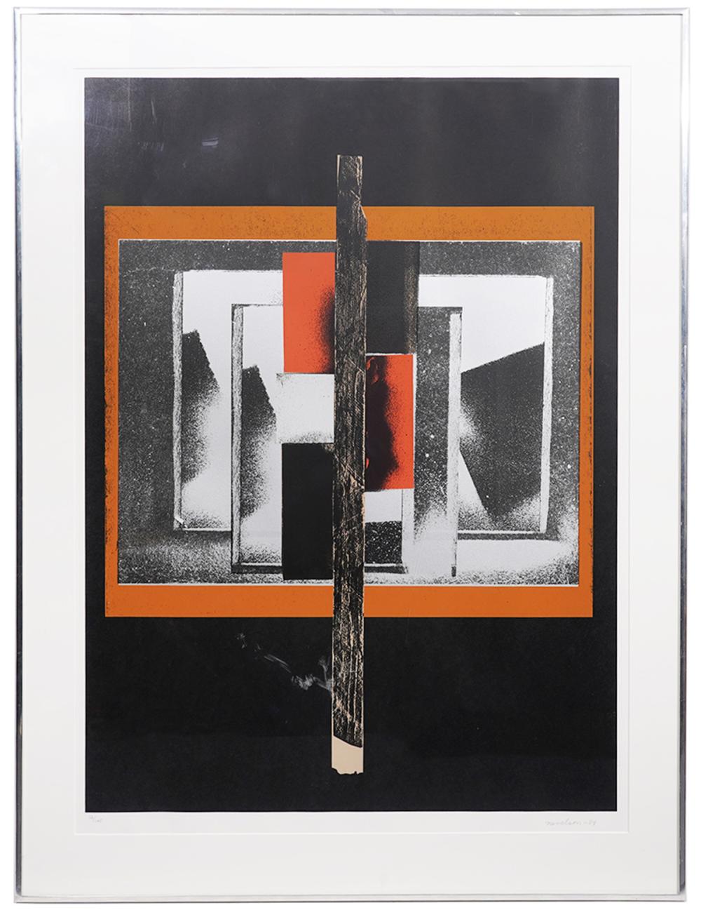 LOUISE NEVELSON UNTITLED LITHOGRAPH