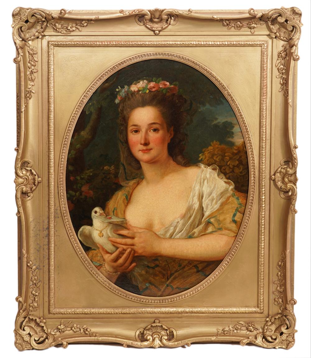 FRENCH OLD MASTER PORTRAIT DE 2cf9d6