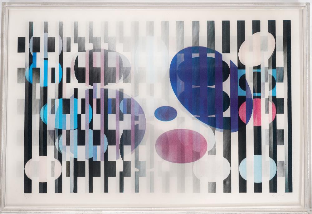 YAACOV AGAM FRAMED AGAMOGRAPHYaacov 2cf9f0