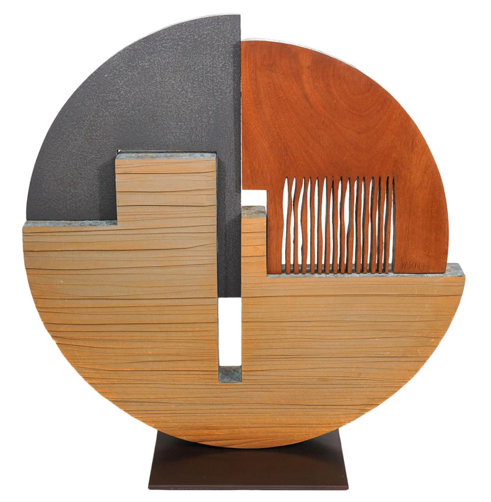 PASCAL PIERME METAL WOOD ABSTRACT 2cfa0c