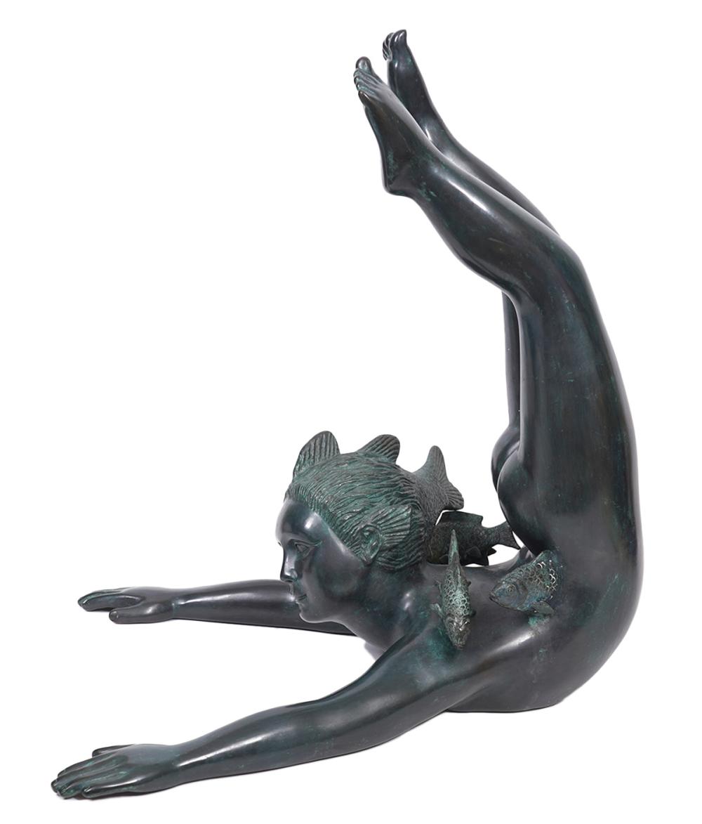 SERGIO BUSTAMANTE BRONZE FISH BOY