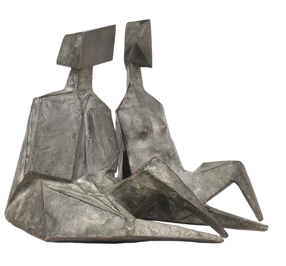 LYNN CHADWICK BRONZES 'PAIR OF