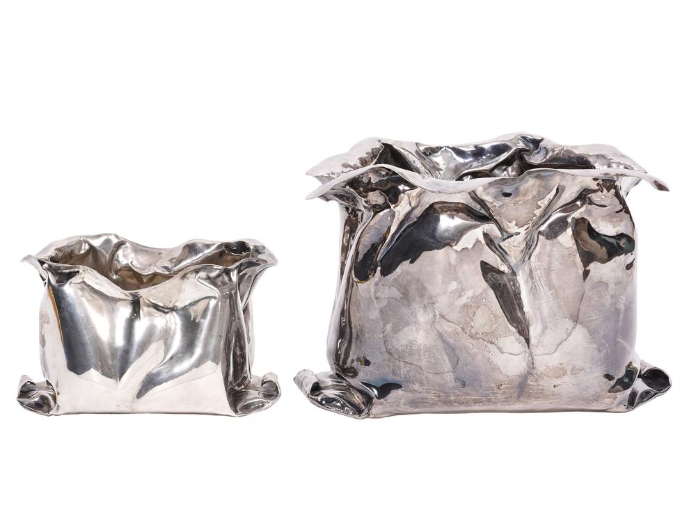 TWO 925 STERLING VAVASSORI BAG FORM 2d0038