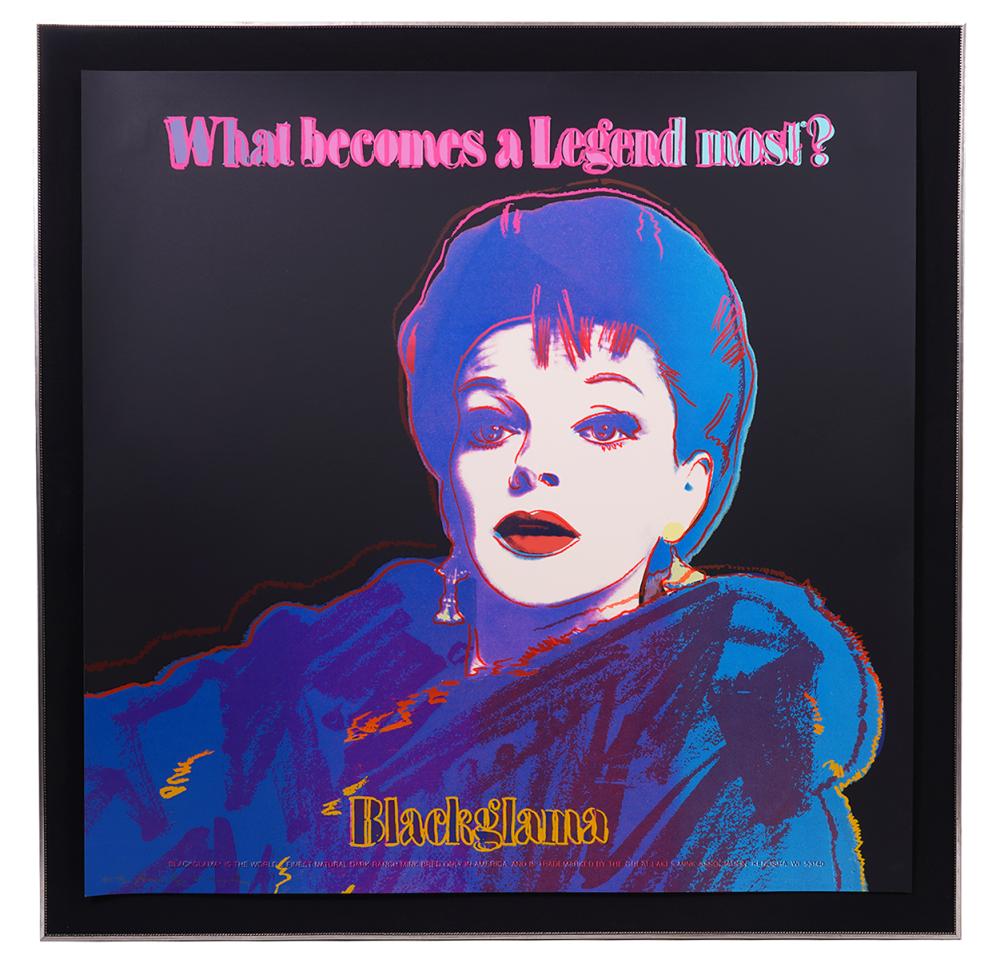 ANDY WARHOL 'BLACKGLAMA' SCREENPRINT