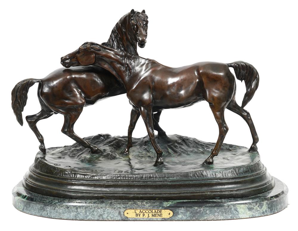 AFTER P J MENE BRONZE HORSES L  2d016b