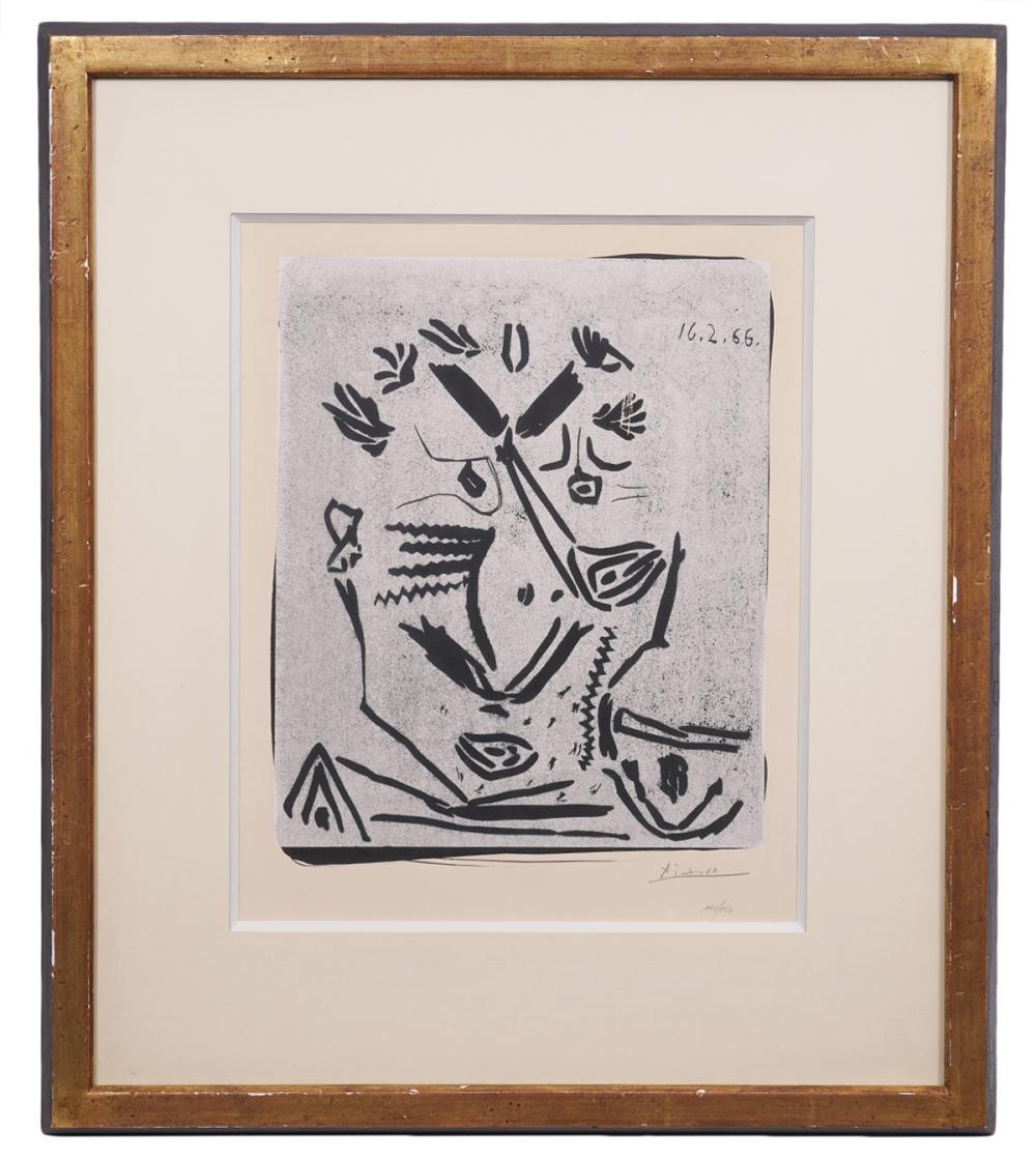 PABLO PICASSO 'PORTRAIT Dâ?? HOMME'