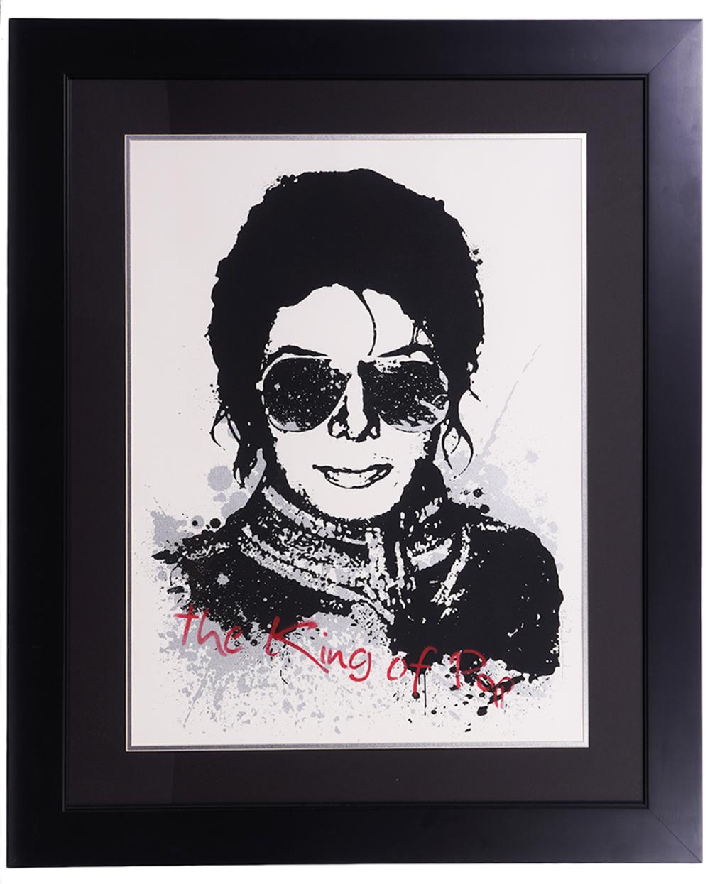 MR BRAINWASH KING OF POP SILKSCREENMr  2d019a