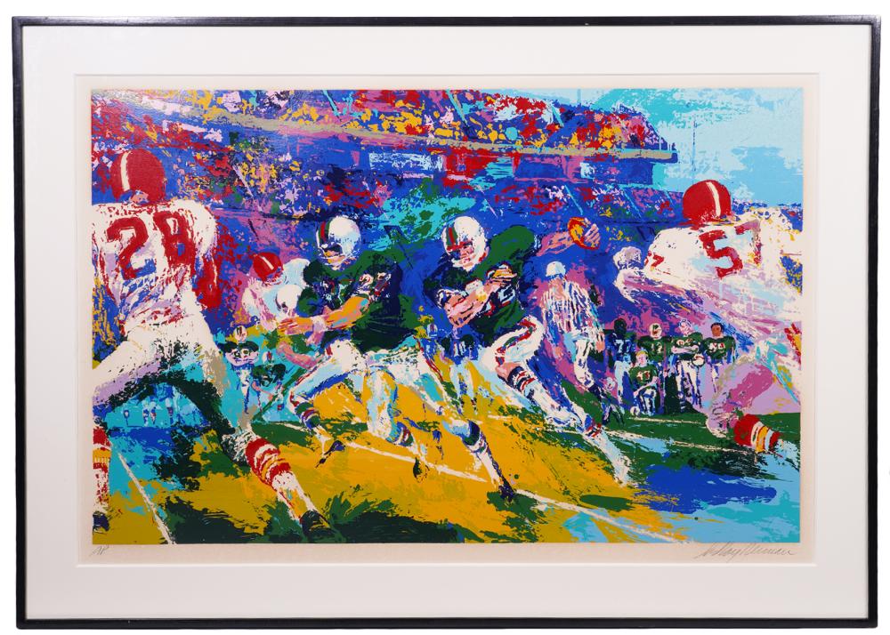 LEROY NEIMAN 'RUSHING BACK' SERIGRAPHLeroy