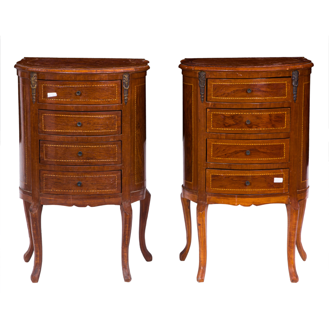 PAIR OF NEOCLASSICAL STYLE NIGHTSTANDS
