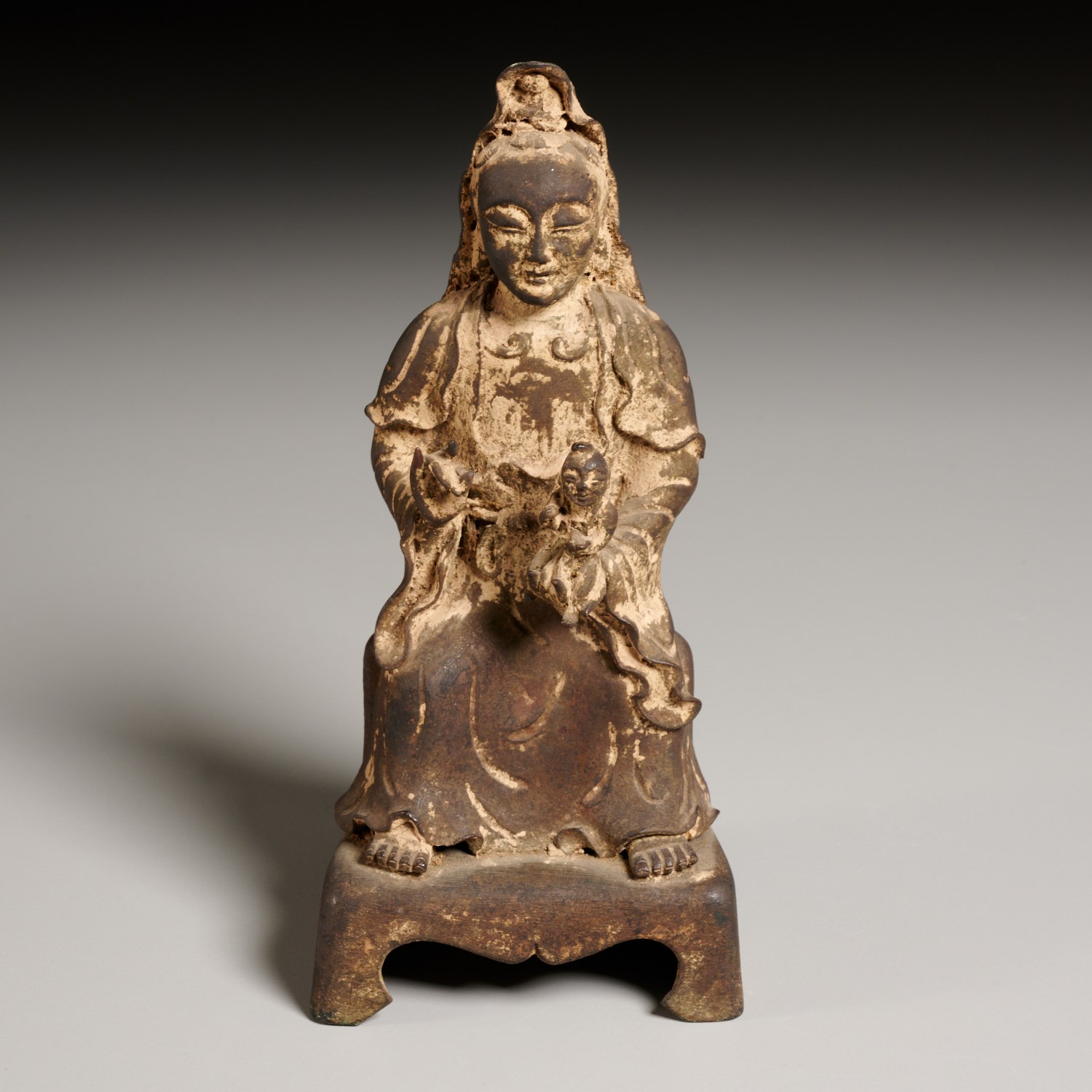 JAPANESE BRONZE KARITEMO KANNON