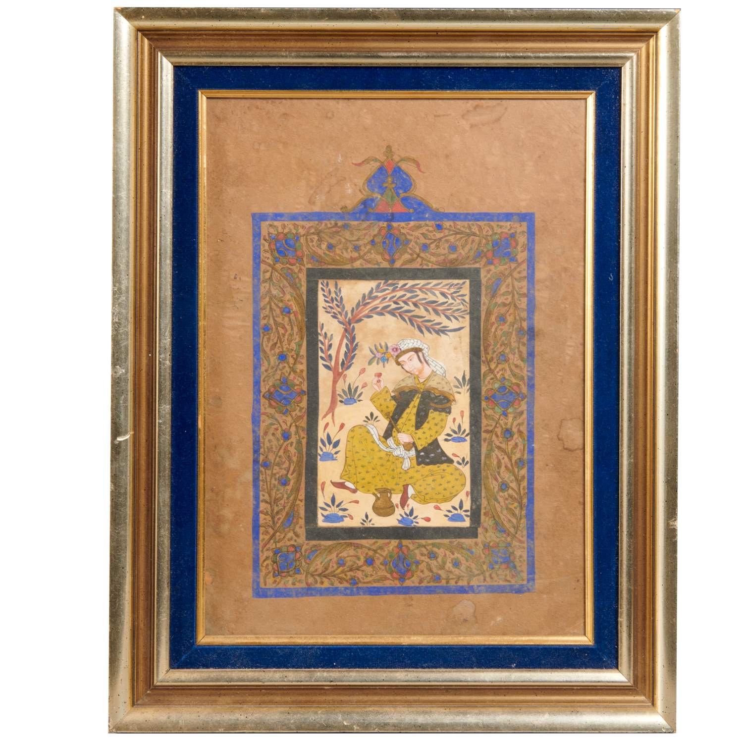 MUGHAL SCHOOL WATERCOLOR AND GOLD 2cdf51