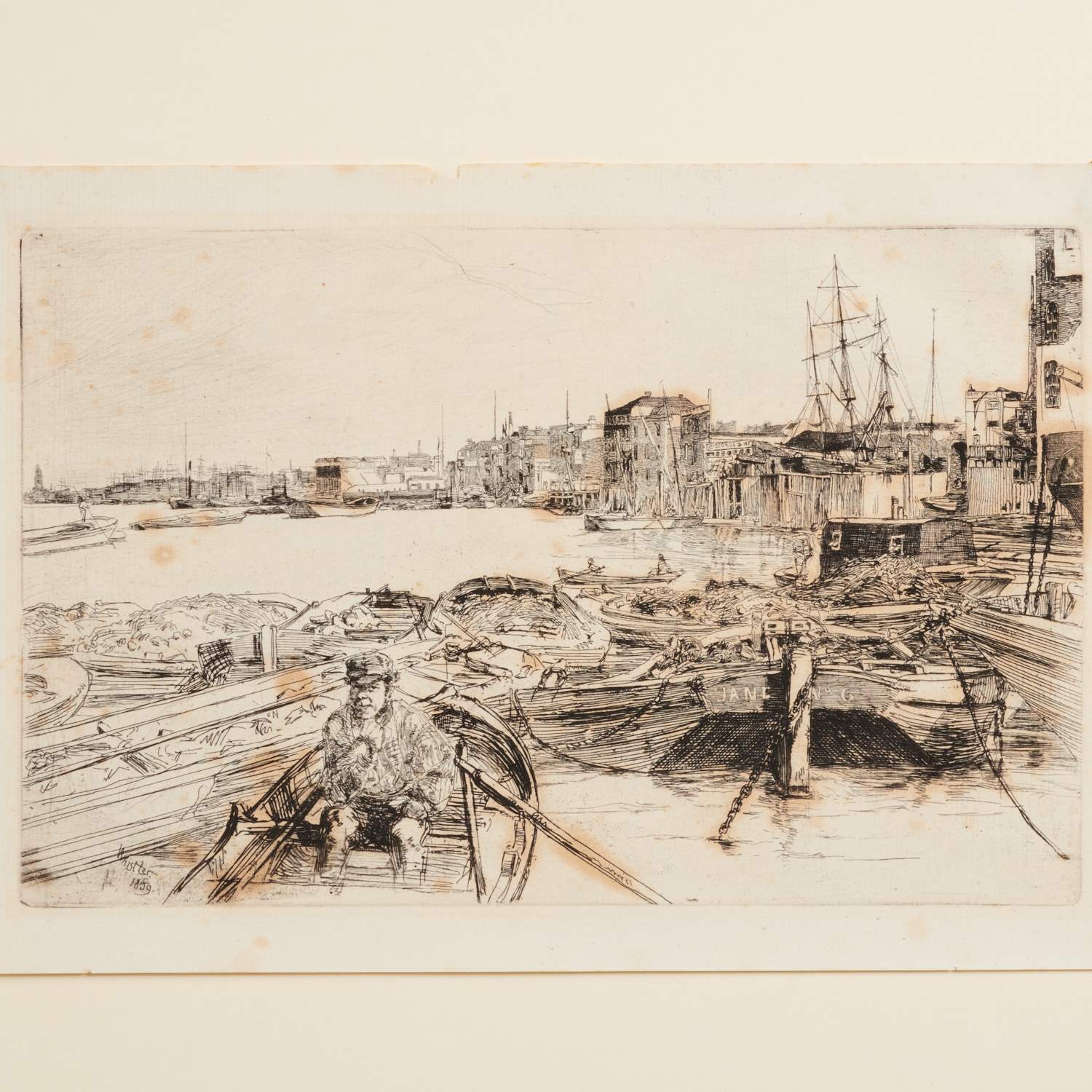 JAMES A.M. WHISTLER, THAMES SET