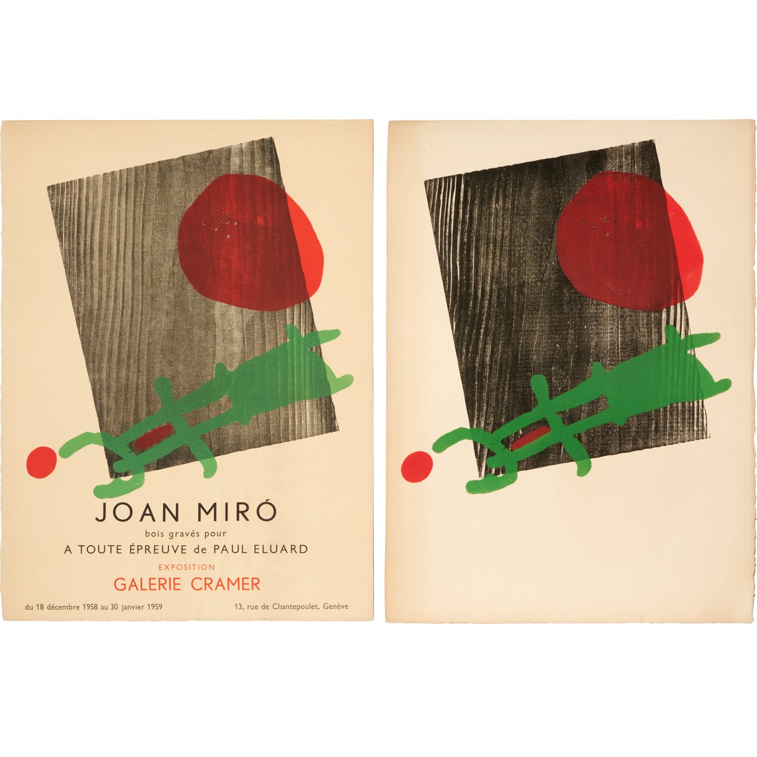 MIRO GALERIE CRAMER LITHOGRAPH 2ce04f