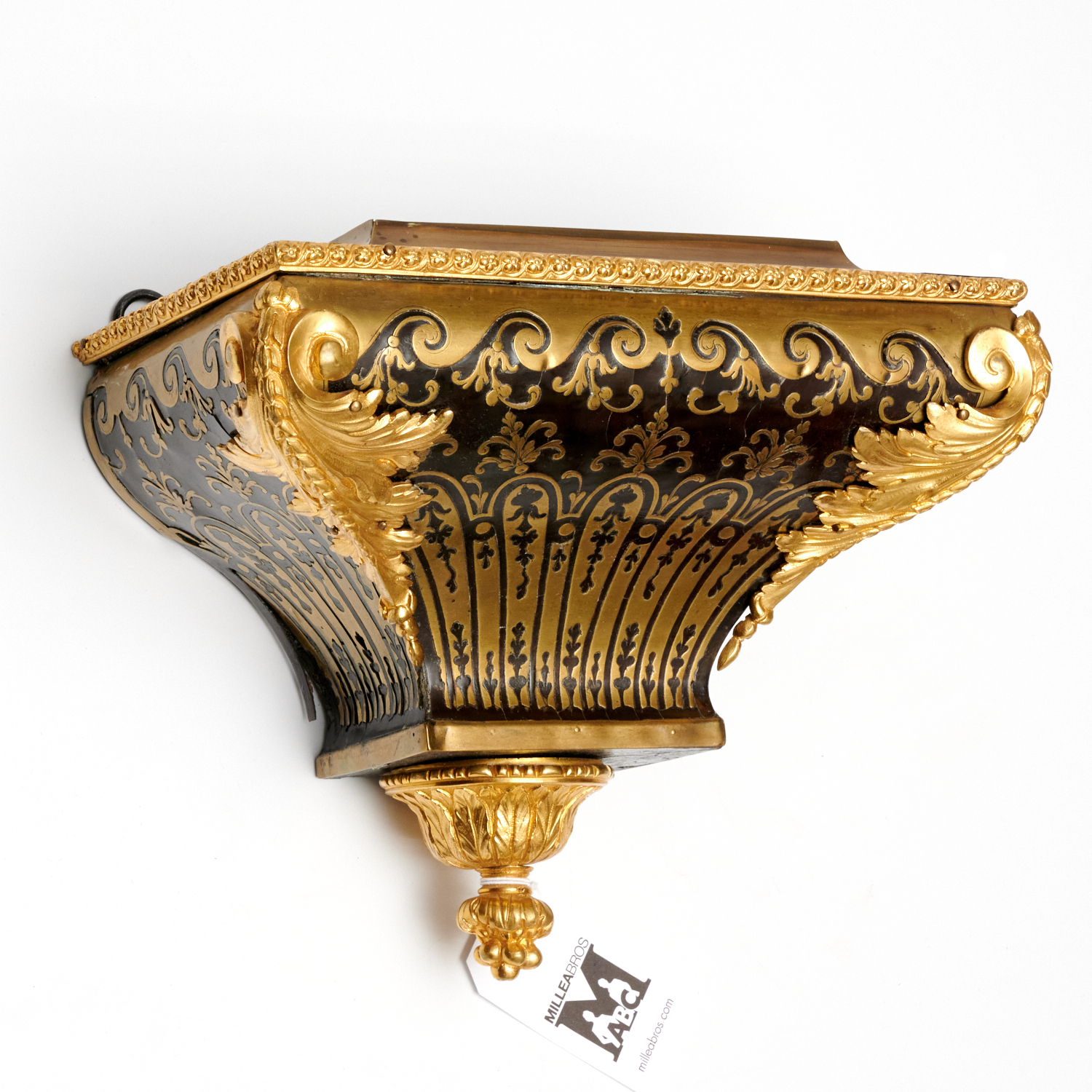 ANTIQUE REGENCE STYLE BOULLE WALL