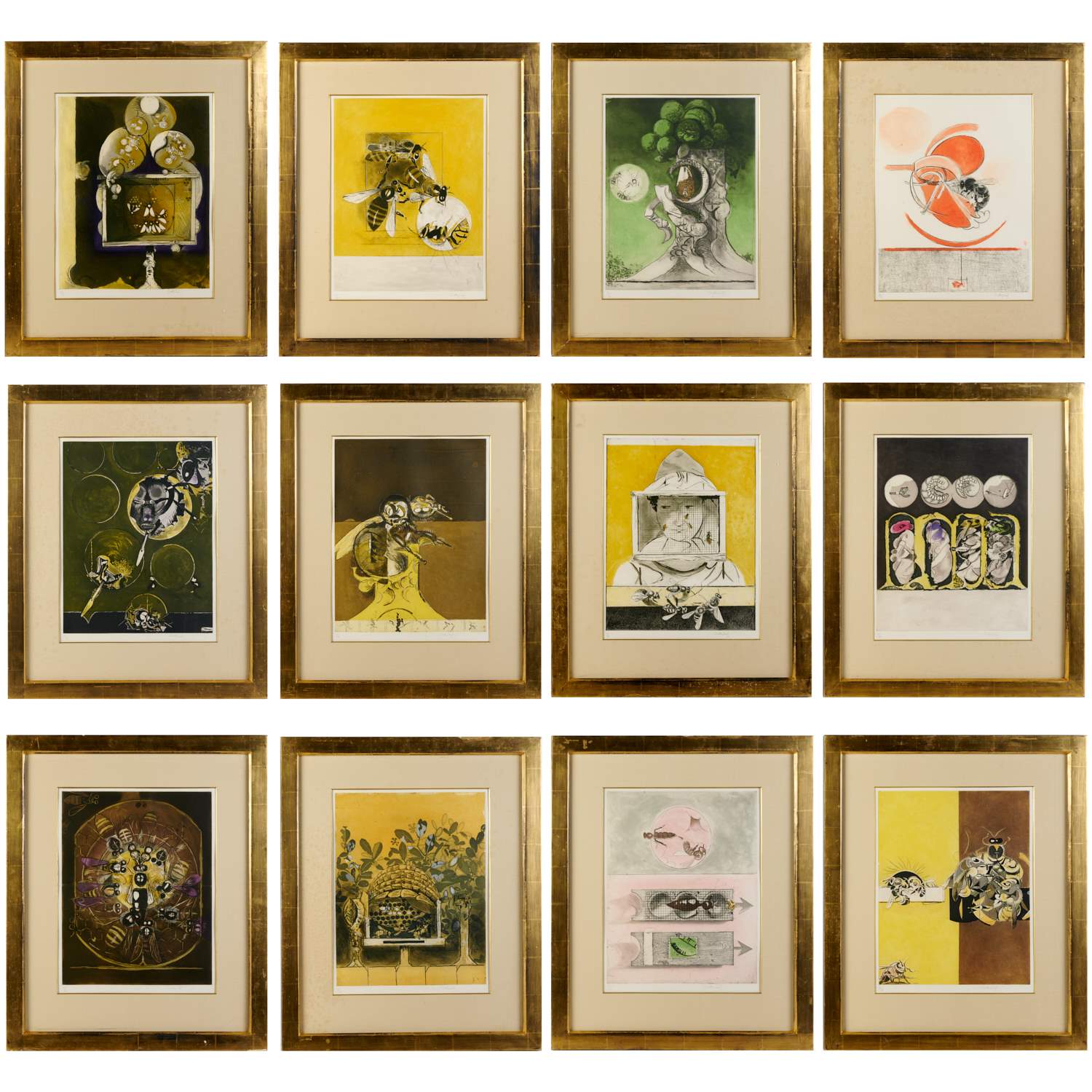 GRAHAM SUTHERLAND, PORTFOLIO (12) AQUATINTS,