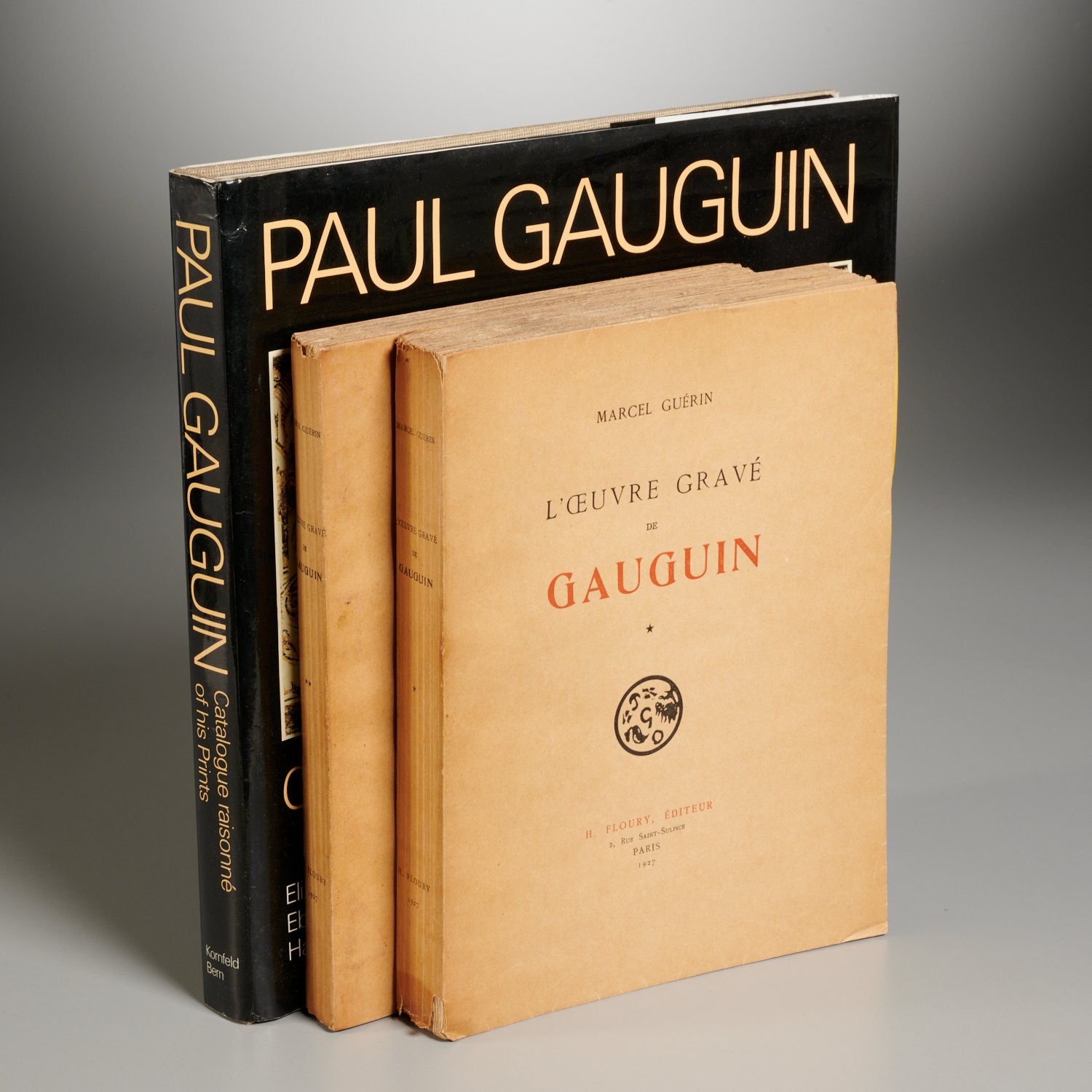 PAUL GAUGUIN: (3) VOLS, CATALOGUES