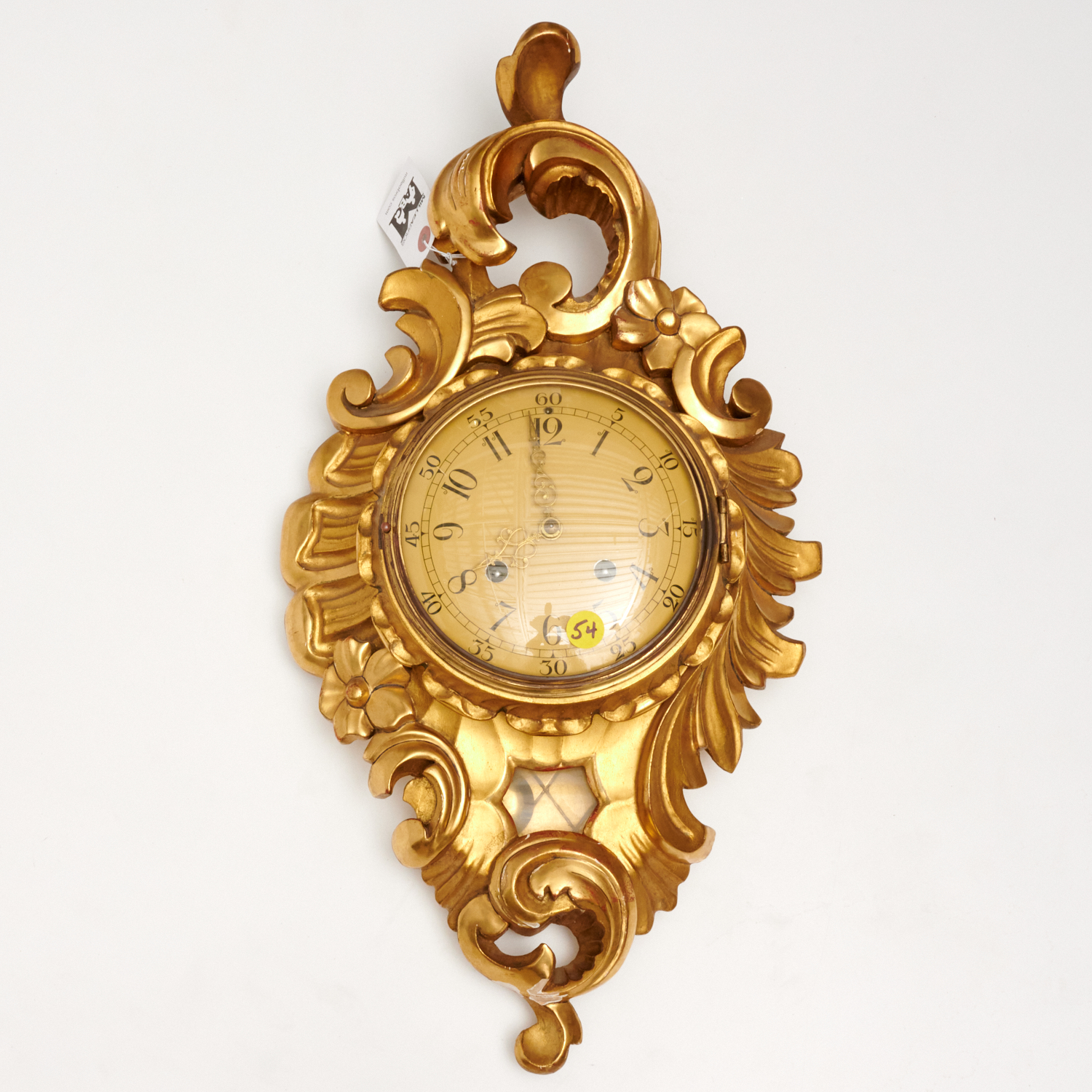 WESTERSTRAND GILTWOOD CARTEL CLOCK 2ce239