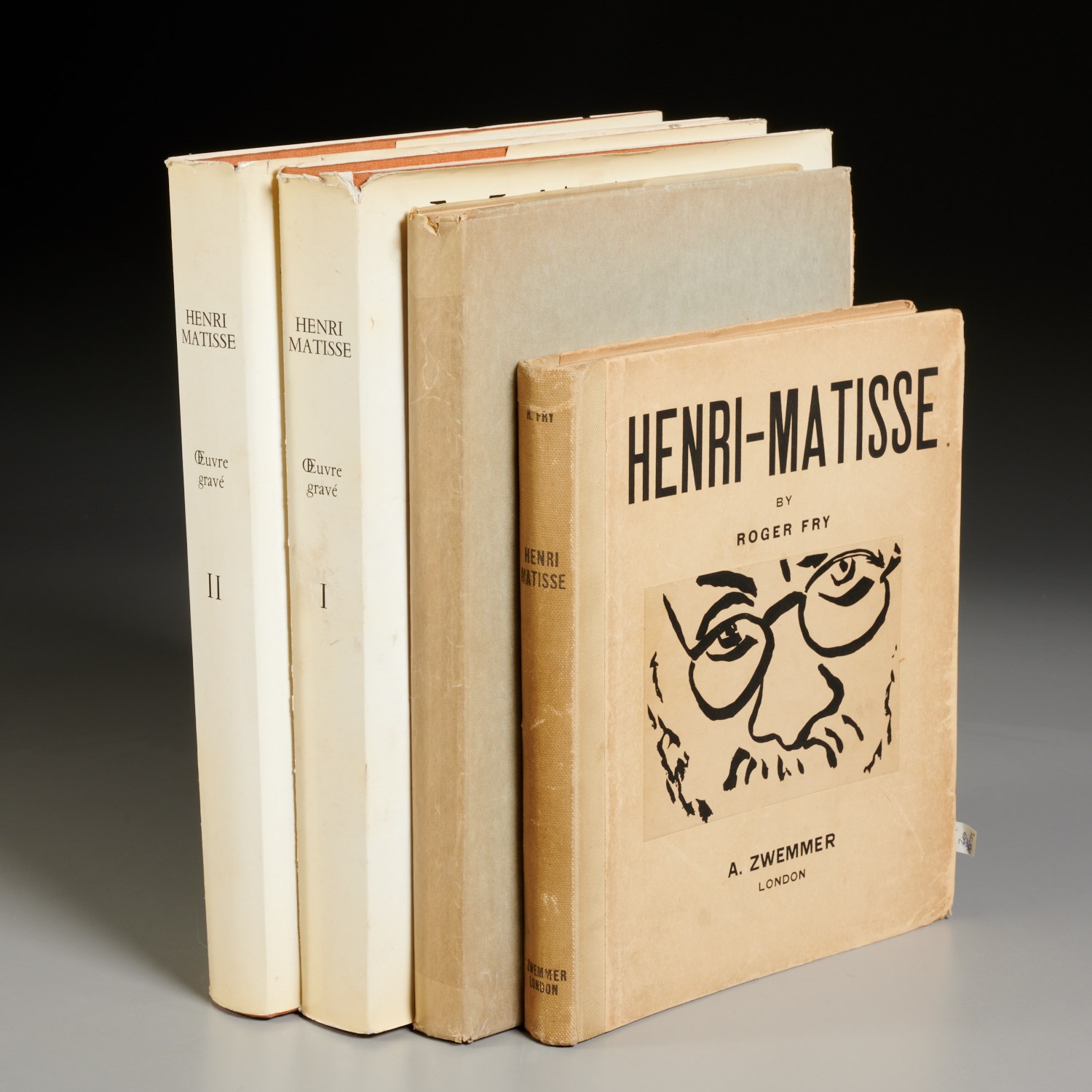 HENRI MATISSE 4 VOLS INCL CATALOGUE 2ce245