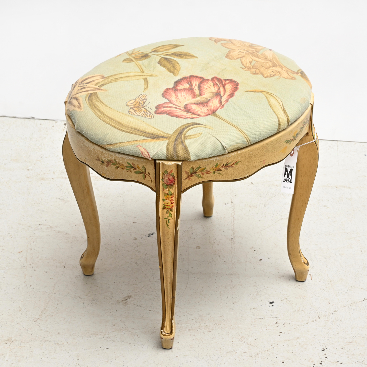 VINTAGE LOUIS XV STYLE PAINTED 2ce23d