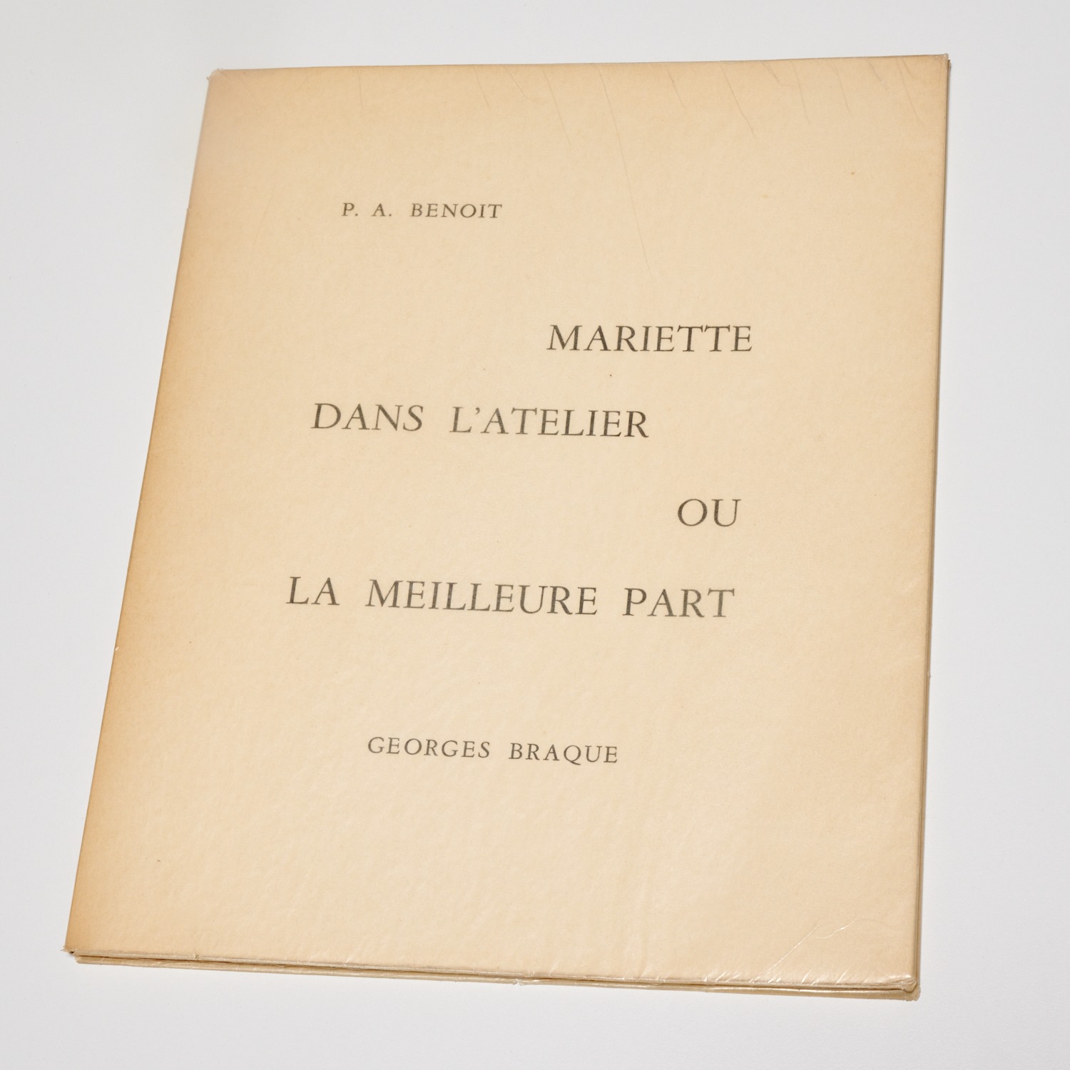 [BRAQUE] P. A. BENOIT, MARIETTE