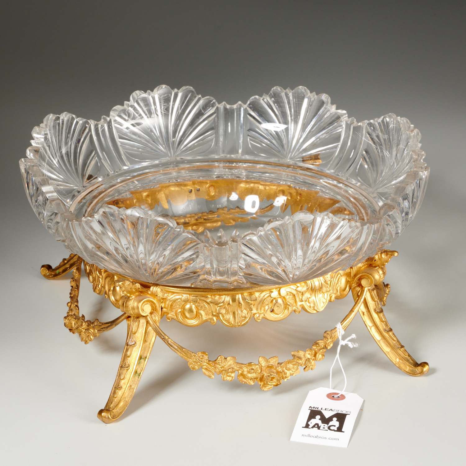 FRENCH STYLE GILT METAL GLASS 2ce2a5