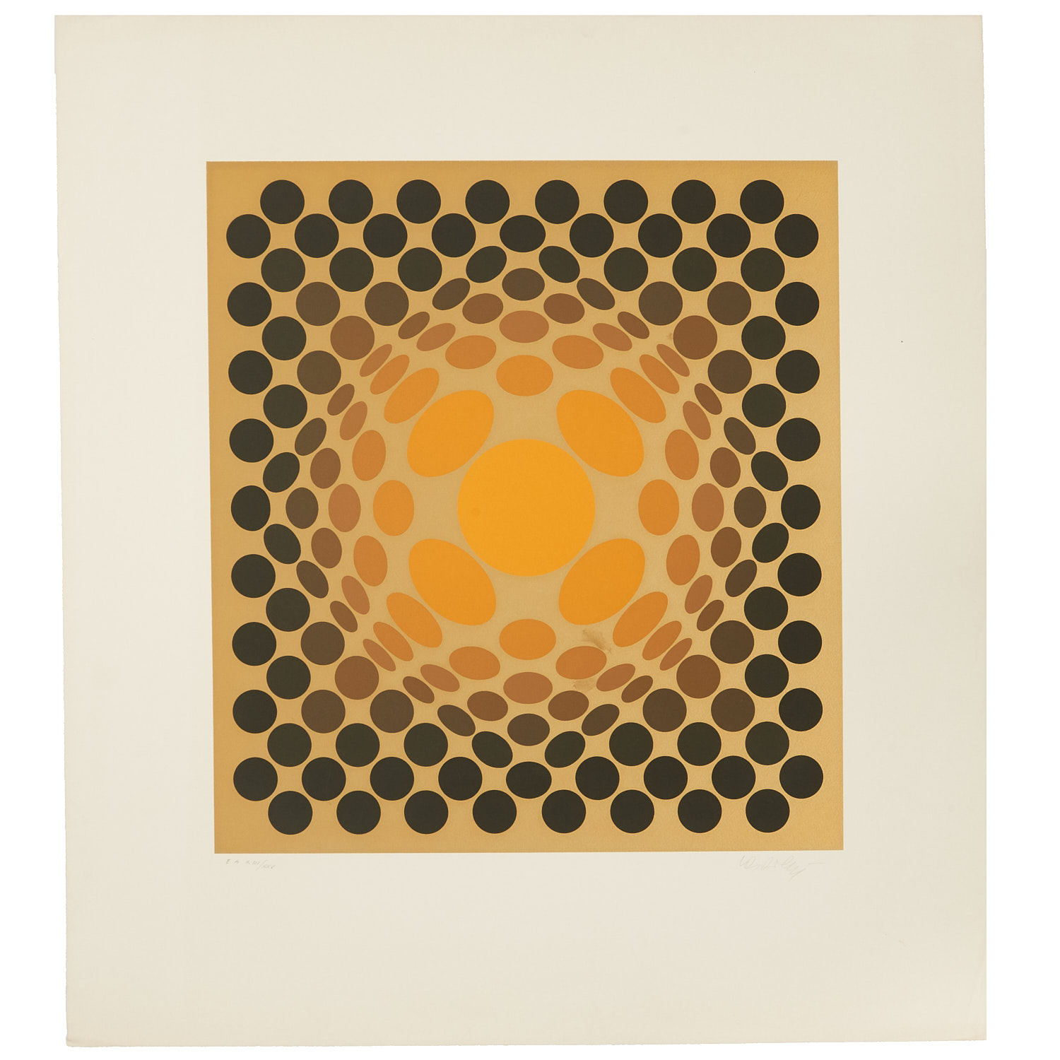 VICTOR VASARELY, SIGNED SERIGRAPH PROOF