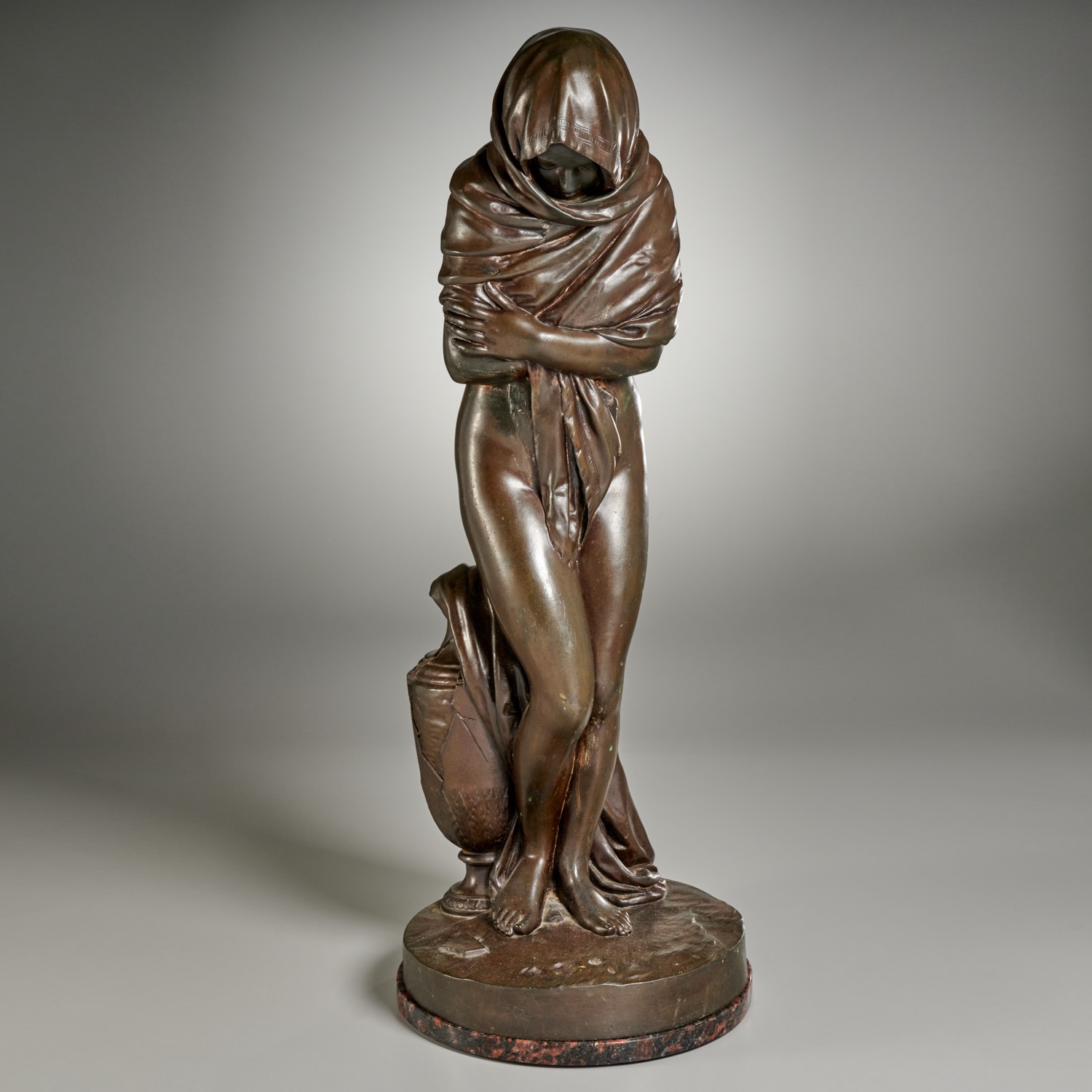 J.A. HOUDON (AFTER), BARBEDIENNE BRONZE