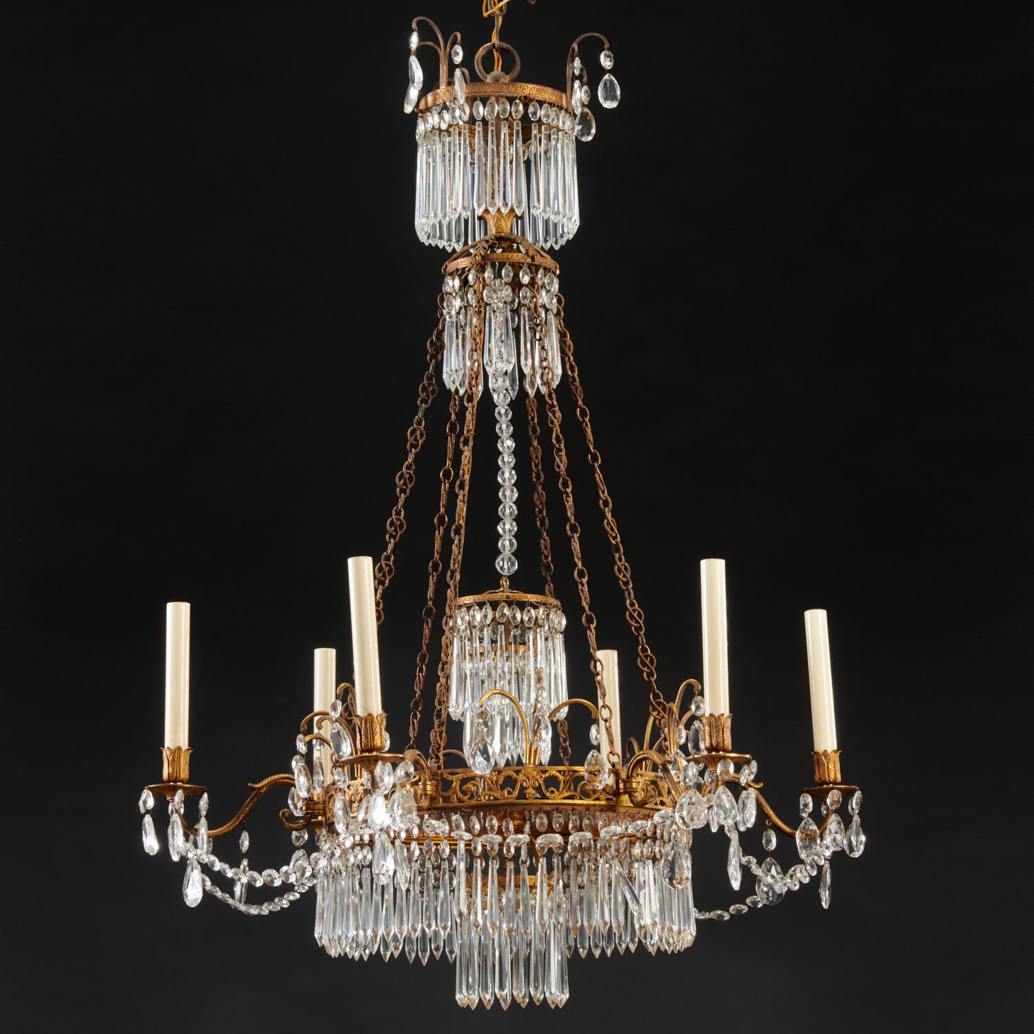 AUSTRIAN NEOCLASSICAL SIX LIGHT 2ce387