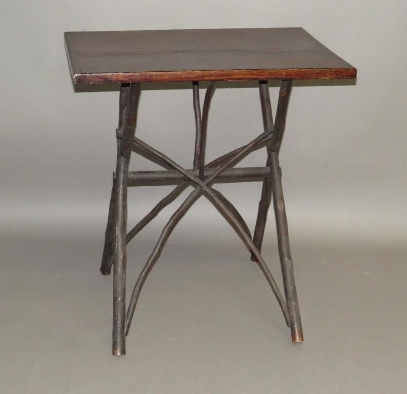TWIG STANDca 1890 oak top with 2ce47e