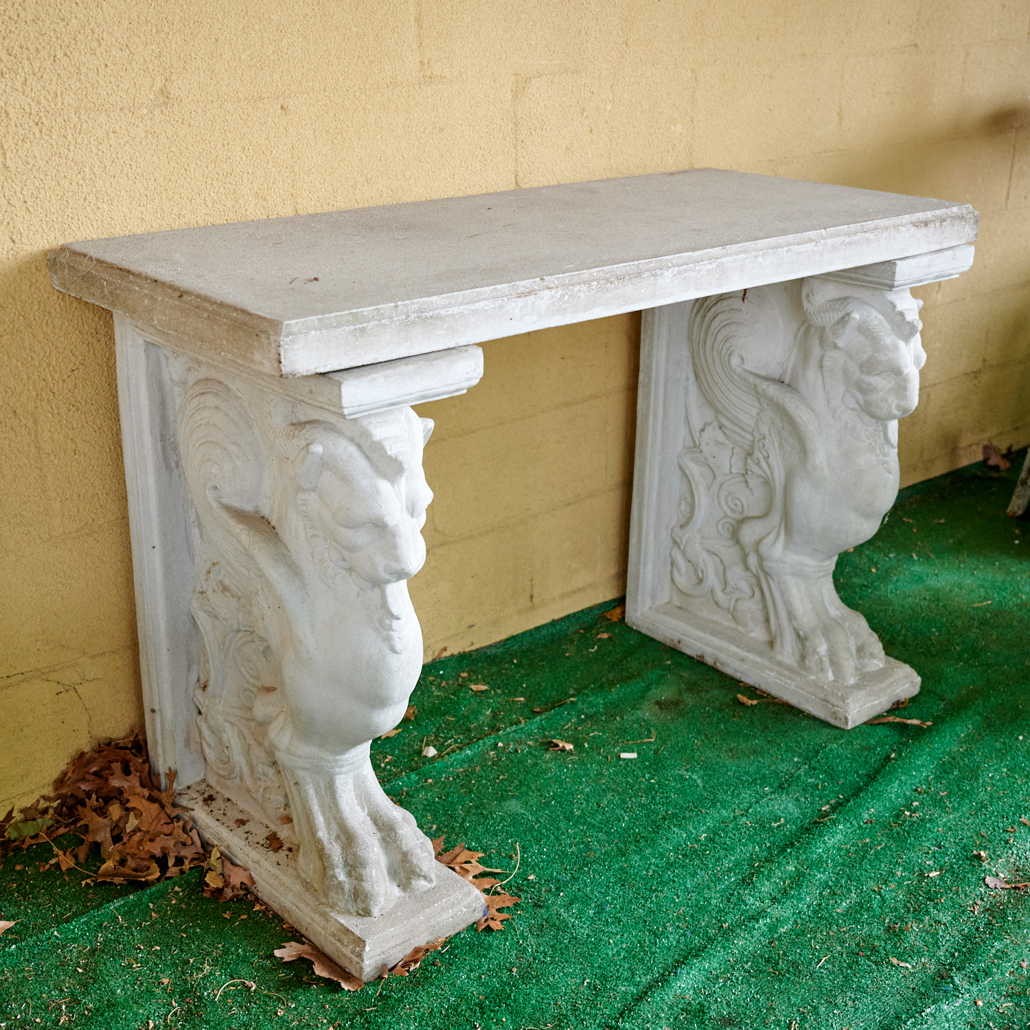 NEOCLASSICAL STYLE CAST STONE GRIFFIN