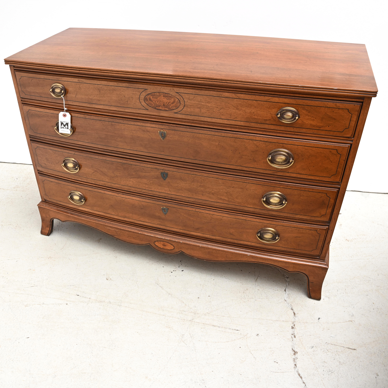FEDERAL STYLE INLAID CHEST OF DRAWERS 2ce5ef