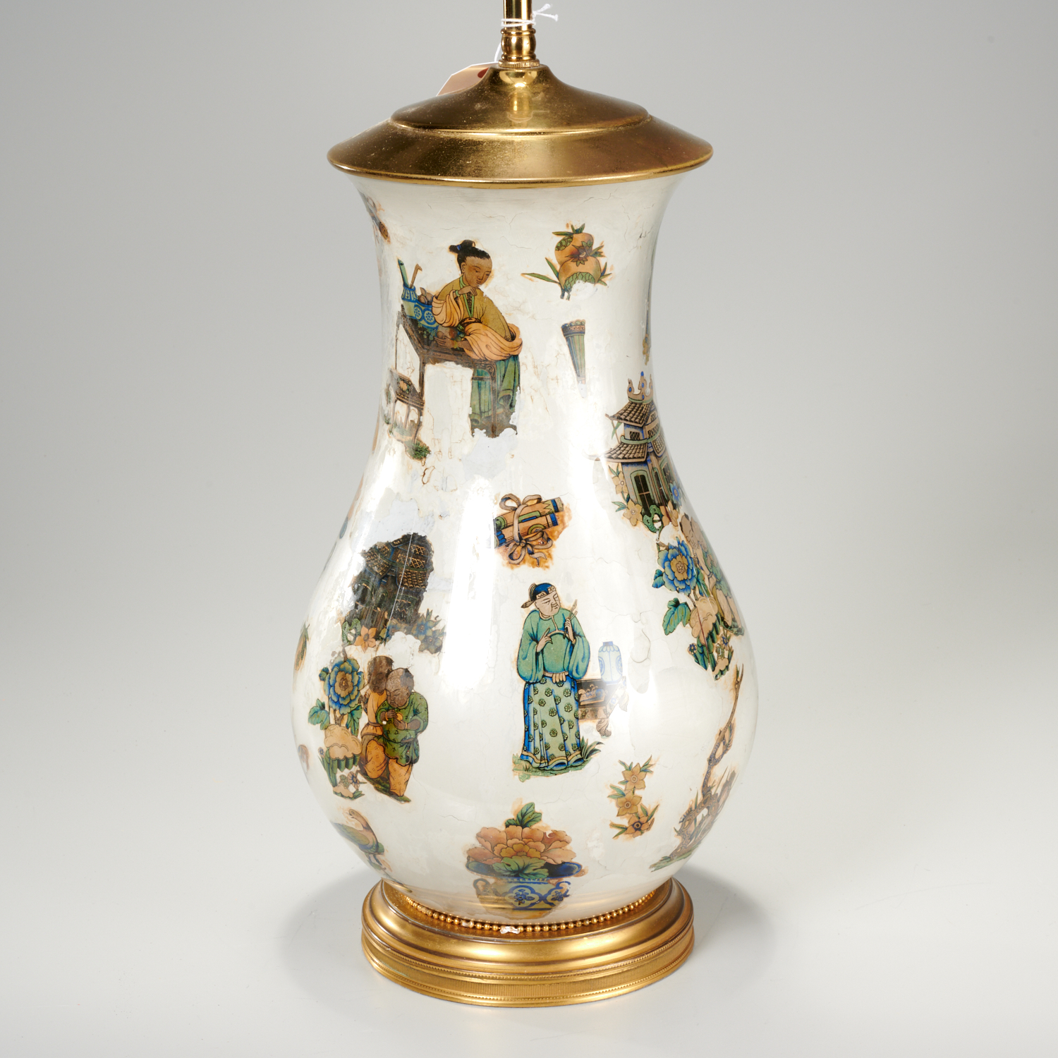 CHINOISERIE DECALOMANIA TABLE LAMP