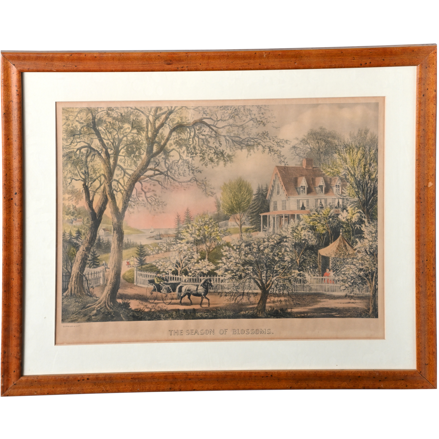 CURRIER & IVES, LITHOGRAPH Currier