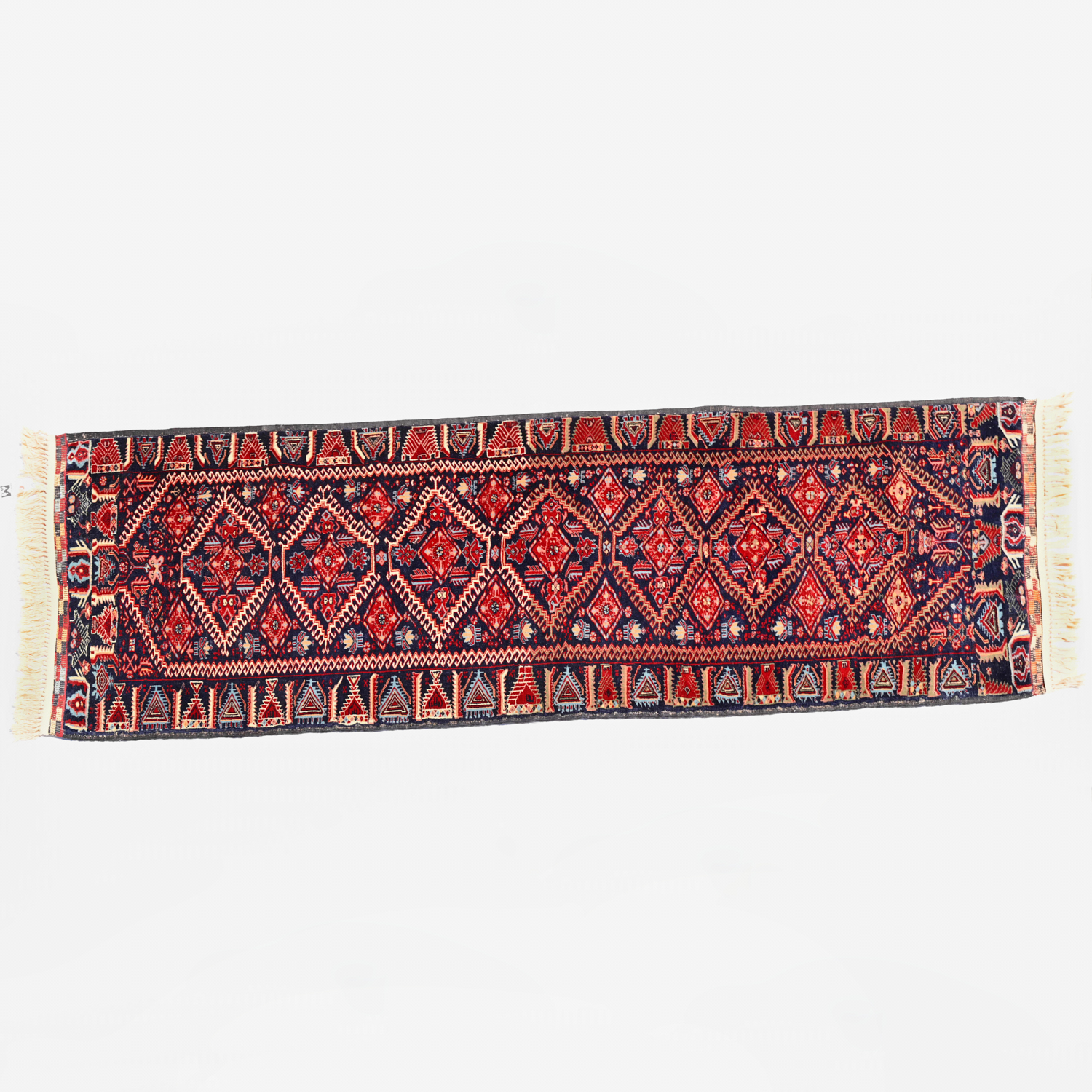 PERSIAN STYLE WOOL RUNNER 20th