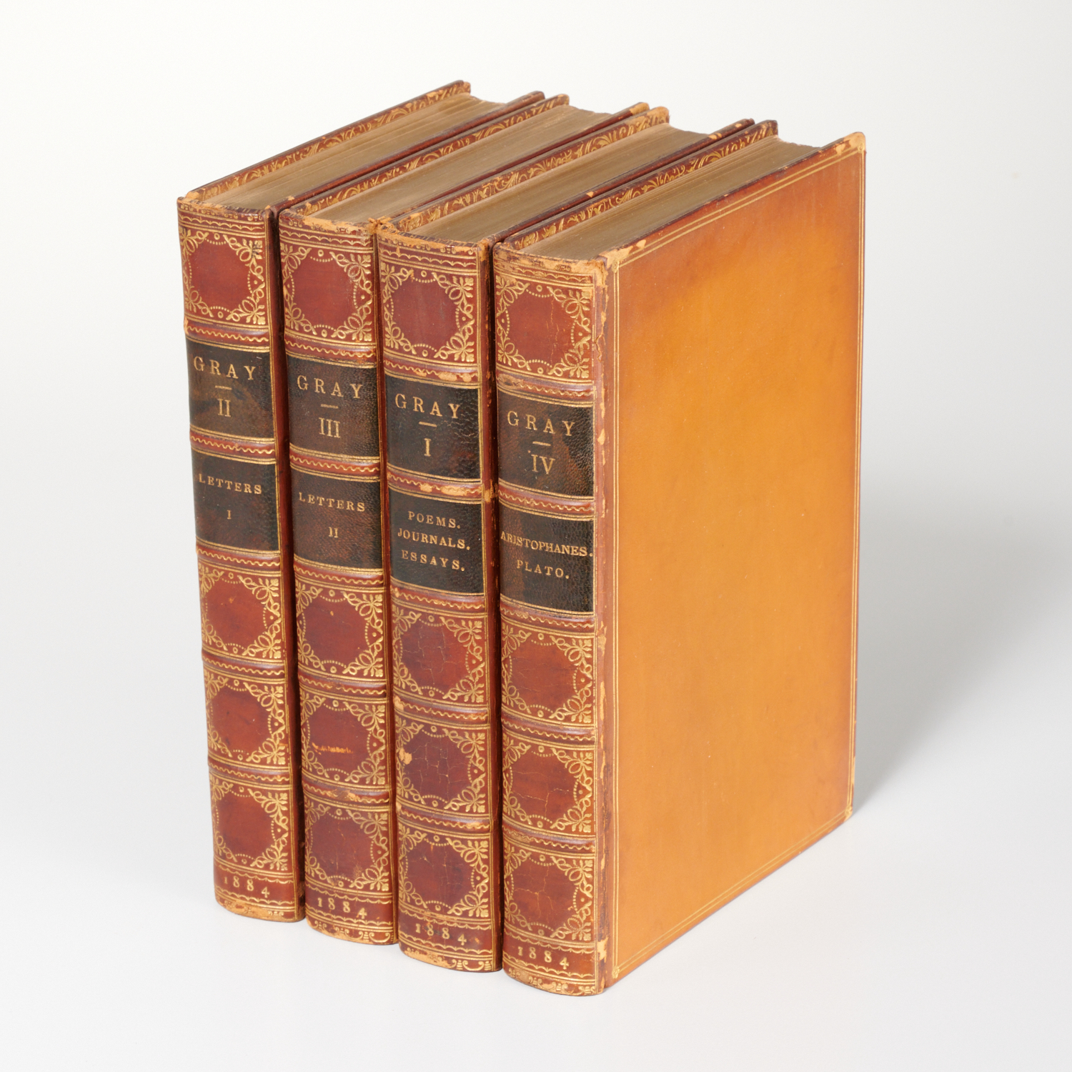 (4) VOLS, WORKS OF THOMAS GRAY,