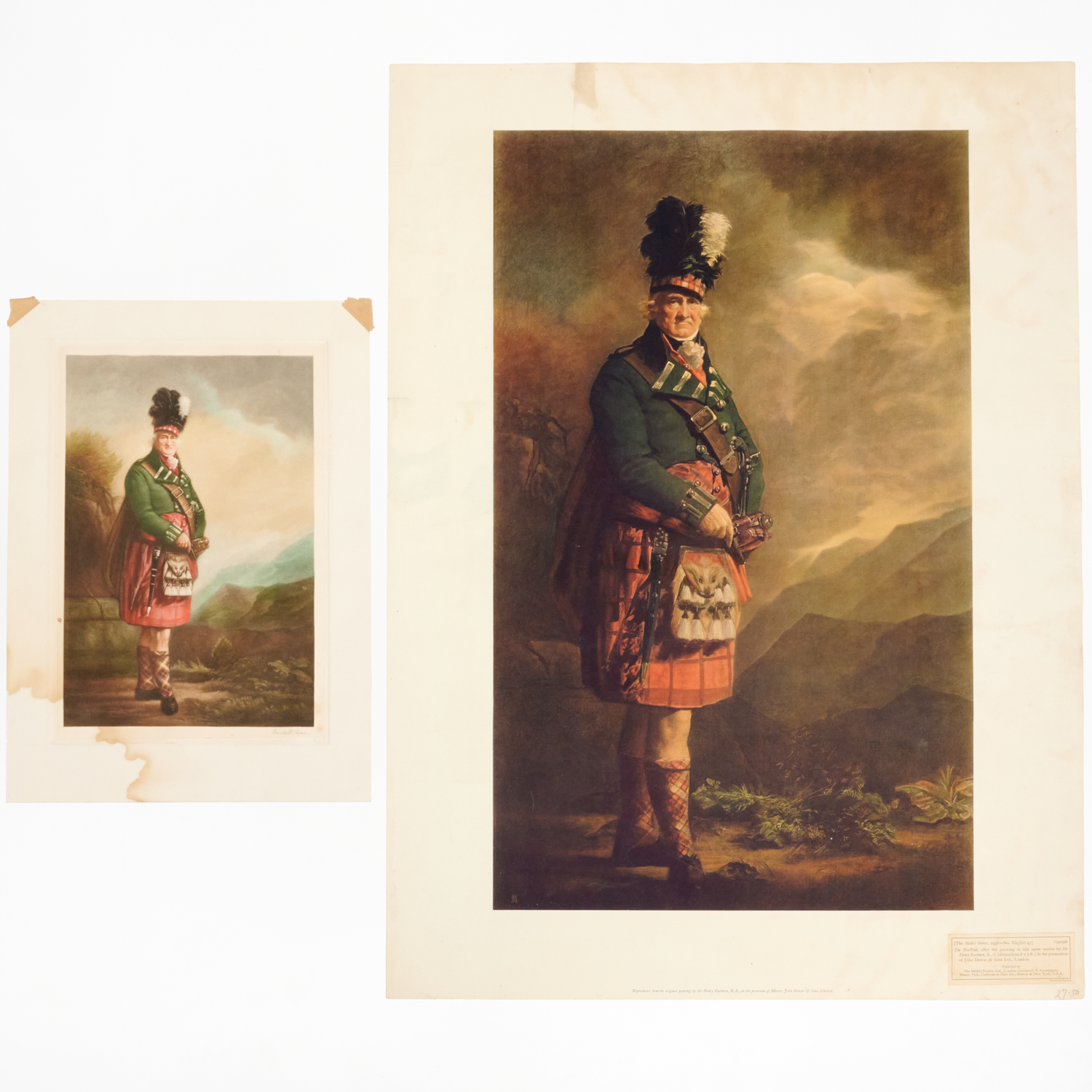 HENRY RAEBURN LARGE CHROMOLITHOGRAPH 2ce6d0