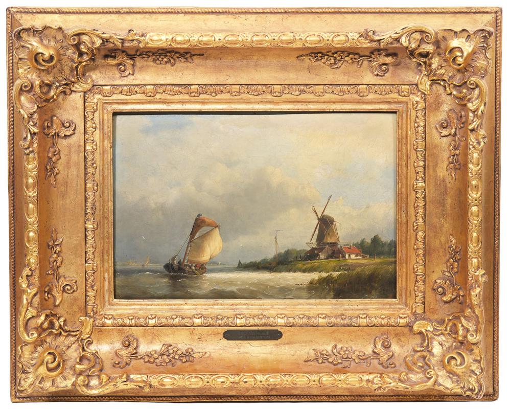 NICOLAAS RIEGEN 'DUTCH SHIP' OIL